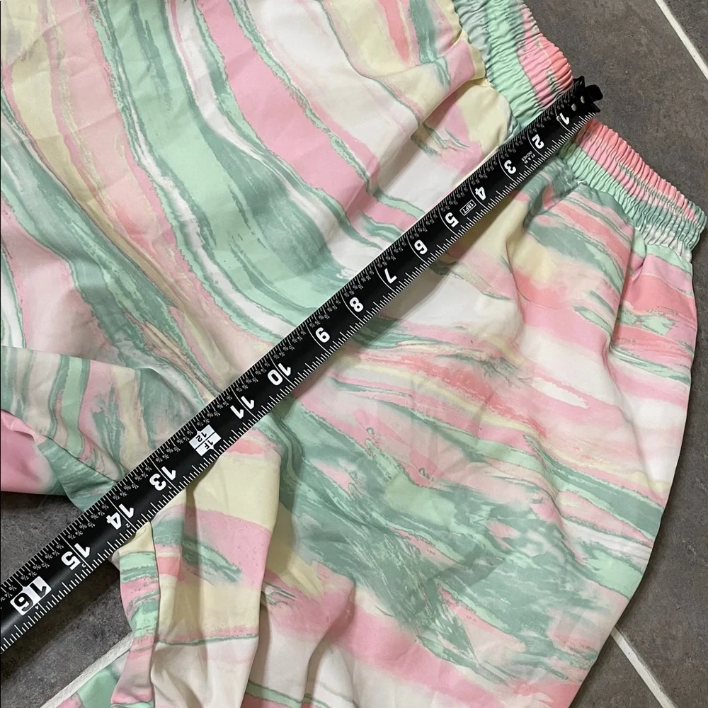 Adidas Originals R.Y.V. track pants pastel marble print size Small - Picture 7 of 12